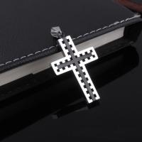 Stainless Steel Cross Pendants, original color Approx 1-3mm 