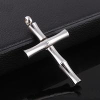 Stainless Steel Cross Pendants, original color Approx 1-3mm 