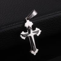 Stainless Steel Cross Pendants Approx 3-5mm 