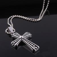 Stainless Steel Cross Pendants, blacken Approx 1-3mm 