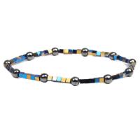 Pulsera Magnética De Titanio, hematita magnética, con Piedras preciosas, chapado, unisexo, más colores para la opción, longitud:aproximado 7.1 Inch, Vendido por Sarta