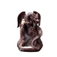 Incense Smoke Flow Backflow Holder Ceramic Incense Burner, Porcelain 