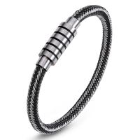 acier inoxydable bracelet, Placage, longueur différente pour le choix & pour homme, Vendu par brin