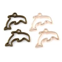 Zinc Alloy Animal Pendants, Dolphin, plated Approx 1mm 