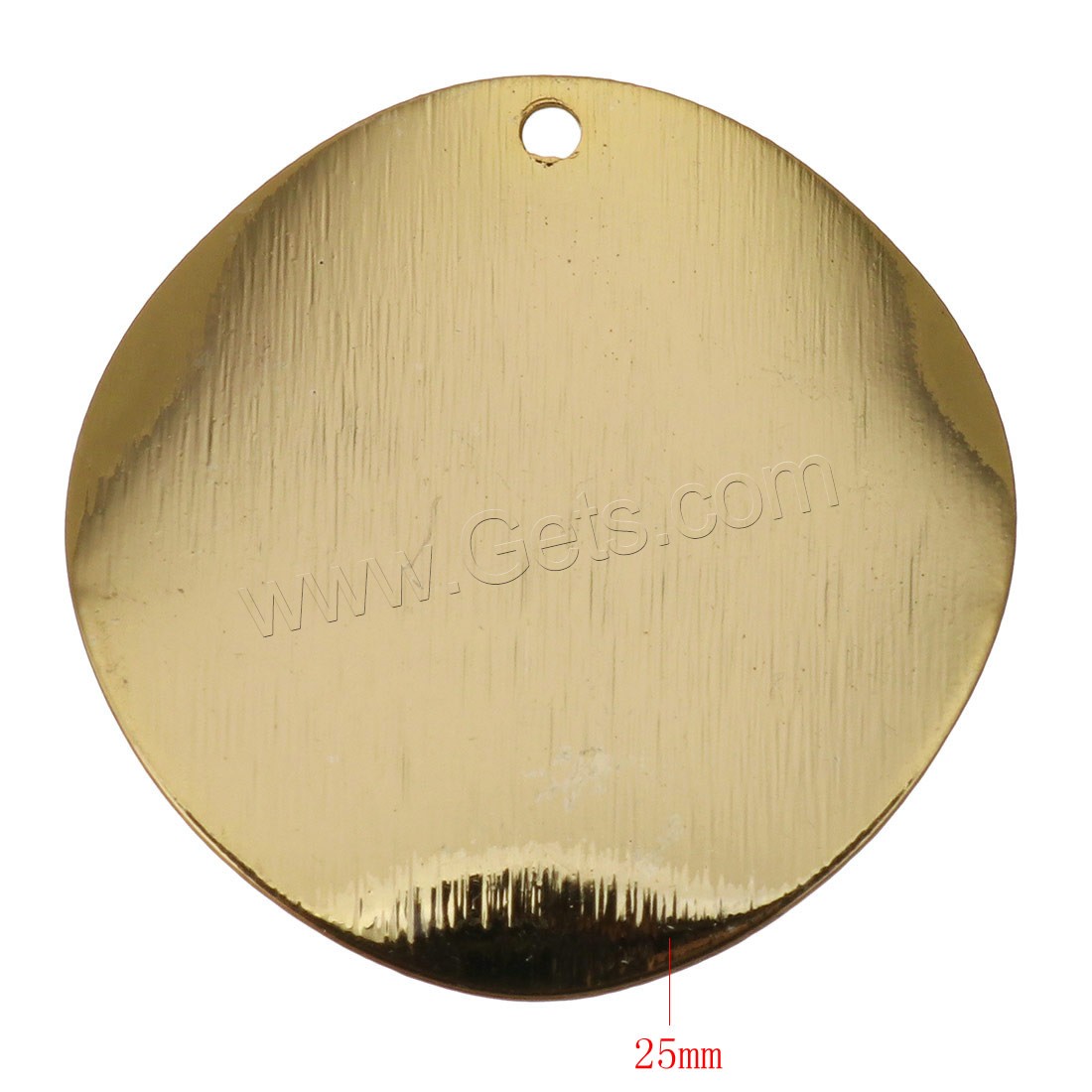 Brass Jewelry Pendants, Flat Round, plated, different size for choice, more colors for choice, Hole:Approx 1mm, Sold By PC