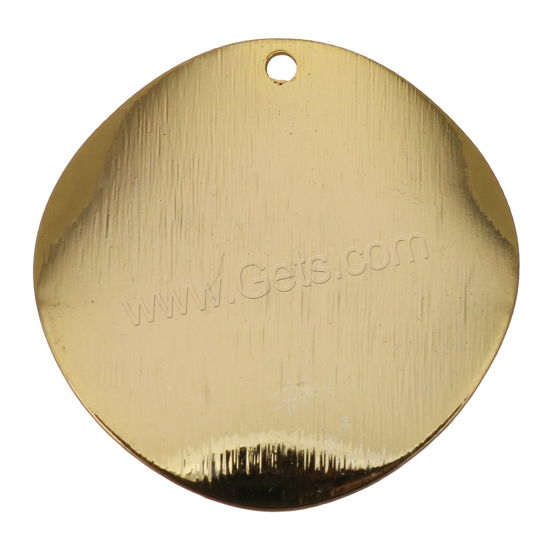 Brass Jewelry Pendants, Flat Round, plated, different size for choice, more colors for choice, Hole:Approx 1mm, Sold By PC