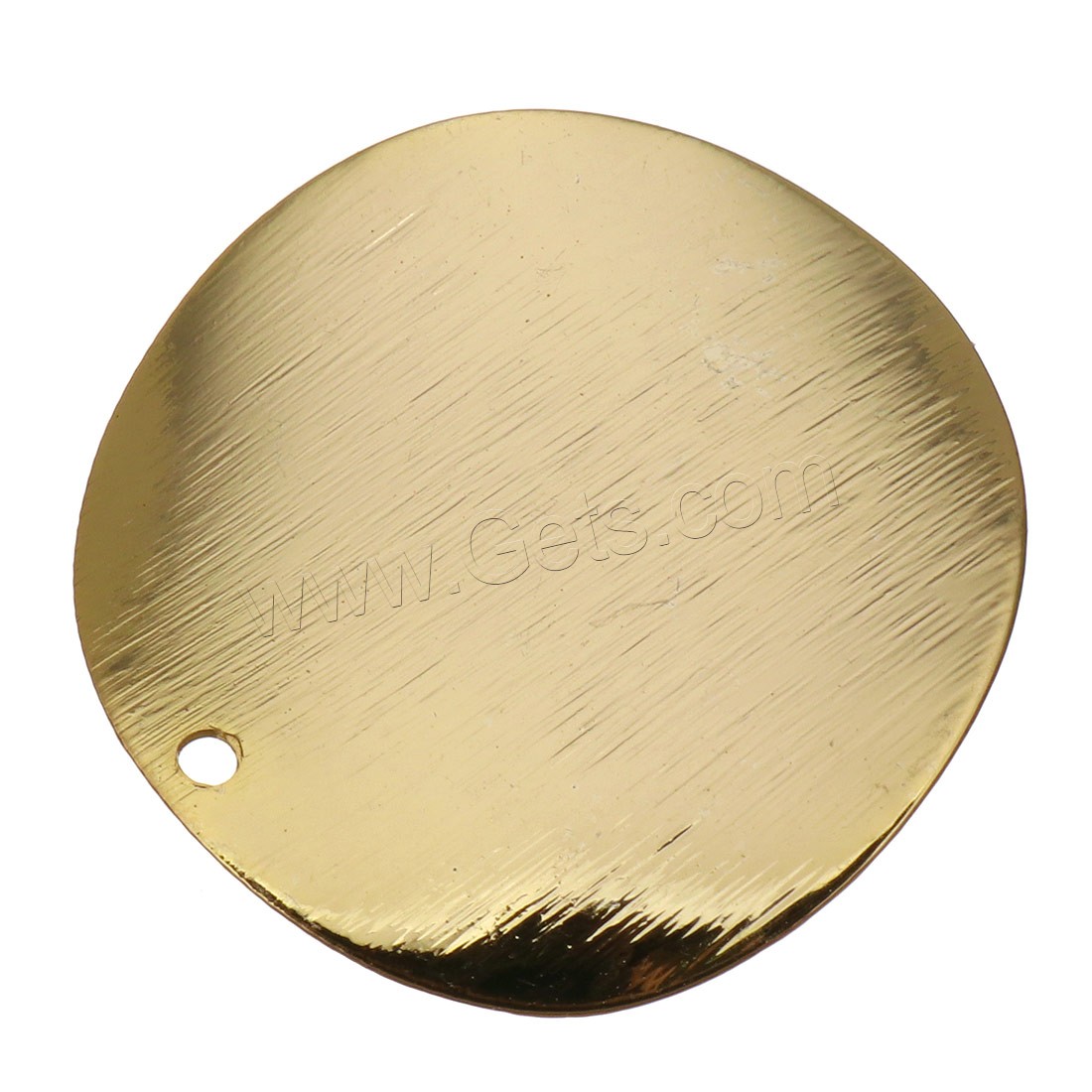 Brass Jewelry Pendants, Flat Round, plated, different size for choice, more colors for choice, Hole:Approx 1mm, Sold By PC