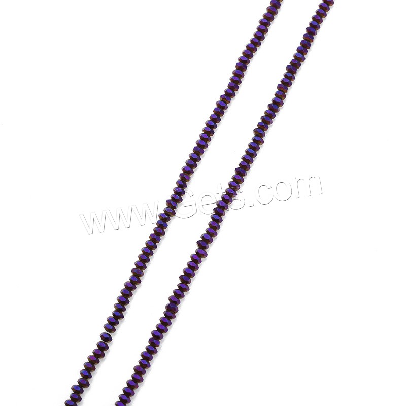 Perles hématite magnétique multicolore, abaque, normes différentes pour le choix & facettes, plus de couleurs à choisir, Trou:Environ 1.5mm, Longueur:Environ 15 pouce, Vendu par brin