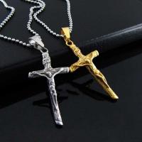 Stainless Steel Cross Pendants, plated, blacken Approx 2-3mm 