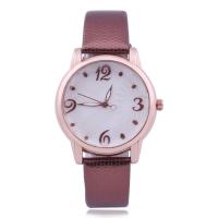 Reloj de Pulsera de mujeres, Aleación, con Vidrio, movimiento chino, Redondo aplanado, para mujer, más colores para la opción, 34x16x9mm, longitud:aproximado 10 Inch, Vendido por UD