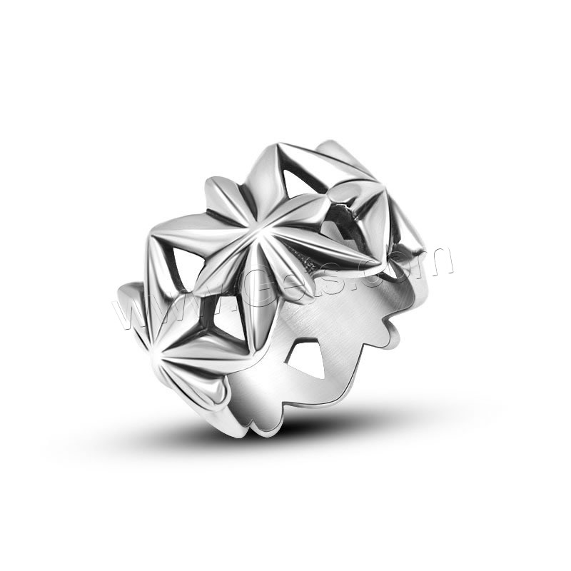 Titan Stahl Fingerring, Titanstahl, plattiert, unisex & verschiedene Größen vorhanden, keine, verkauft von PC