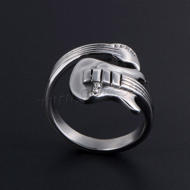 Titan Stahl Fingerring, Titanstahl, unisex & verschiedene Größen vorhanden & Schwärzen, verkauft von PC