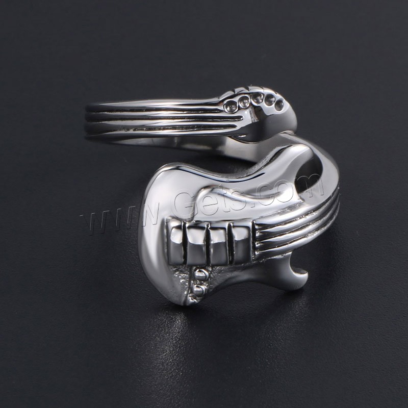 Titan Stahl Fingerring, Titanstahl, unisex & verschiedene Größen vorhanden & Schwärzen, verkauft von PC