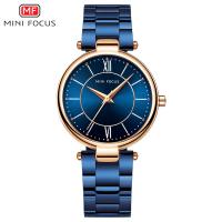 MINIFOCUS® Collection de montres, alliage de zinc, avec verre & acier inoxydable, mouvement japonais, Placage, Résistant à l’eau de vie & pour femme, plus de couleurs à choisir, 35mm Environ 7.9 pouce, Vendu par PC