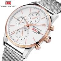 MINIFOCUS® Collection de montres, alliage de zinc, avec verre & acier inoxydable, mouvement japonais, Placage, Résistant à l’eau de vie & pour homme & lumineux, plus de couleurs à choisir Environ 9.6 pouce, Vendu par PC