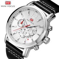 MINIFOCUS® Collection de montres, alliage de zinc, avec Cuir & verre, mouvement japonais, Placage, Résistant à l’eau de vie & pour homme & lumineux, plus de couleurs à choisir Environ 9.7 pouce, Vendu par PC