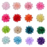 Chiffon Hair Accessories DIY Findings, handmade, Mini & 3D effect 50mm 