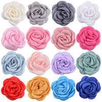 Chiffon Hair Accessories DIY Findings, Flower, handmade, Mini & 3D effect 60mm 