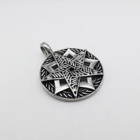 Stainless Steel Pendants, blacken Approx 2-4mm 