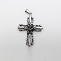 Stainless Steel Cross Pendants, blacken Approx 2-4mm 