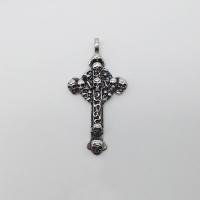 Stainless Steel Cross Pendants, blacken Approx 2-4mm 