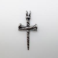 Stainless Steel Cross Pendants, blacken Approx 2-4mm 