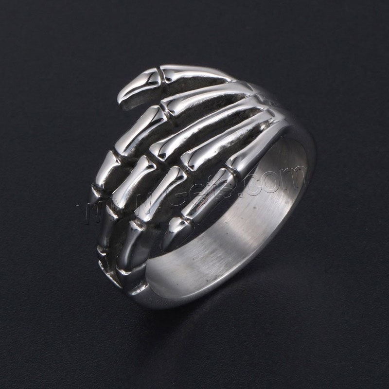 Titan Stahl Fingerring, Titanstahl, unisex & verschiedene Größen vorhanden & Schwärzen, verkauft von PC