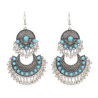 Zinc Alloy Drop Earring, with Acrylic, plated, for woman 