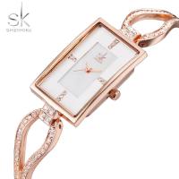 Pulsera Reloj de Moda, aleación de zinc, con Vidrio, movimiento japonés, chapado, Resistente al agua de la vida & para mujer & con diamantes de imitación, más colores para la opción, 22mm, longitud:aproximado 9 Inch, Vendido por UD