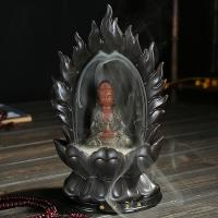 Incense Smoke Flow Backflow Holder Ceramic Incense Burner, Porcelain 