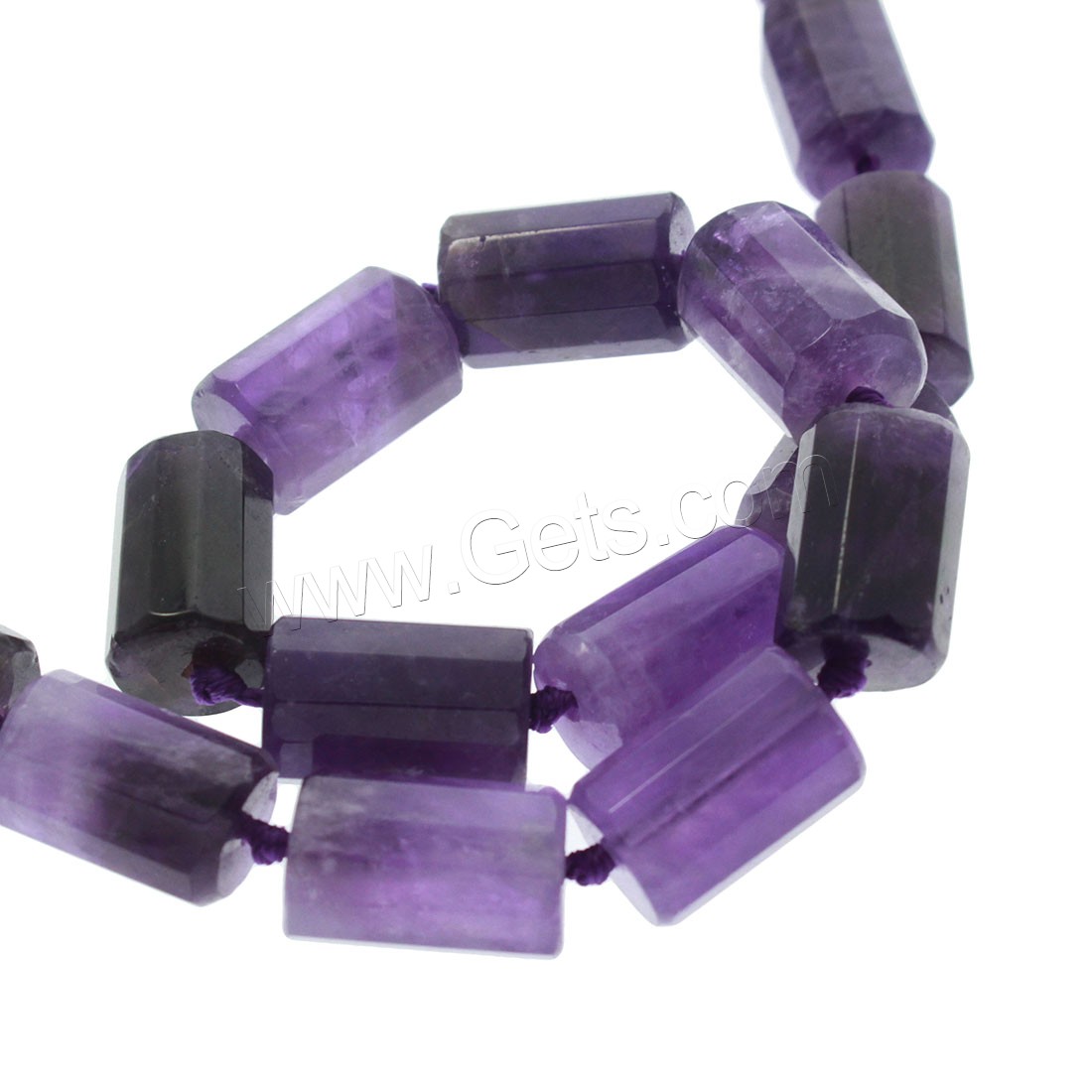 Mixed Gemstone Beads, Column, different materials for choice & faceted, 15x12mm, Hole:Approx 1mm, Length:Approx 16.1 Inch, Sold By Strand