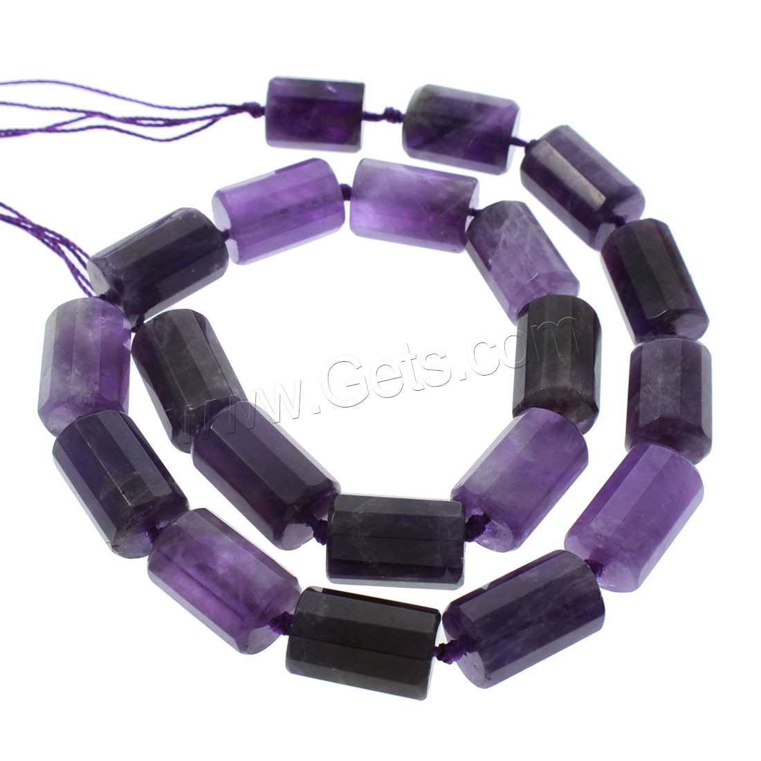 Mixed Gemstone Beads, Column, different materials for choice & faceted, 15x12mm, Hole:Approx 1mm, Length:Approx 16.1 Inch, Sold By Strand