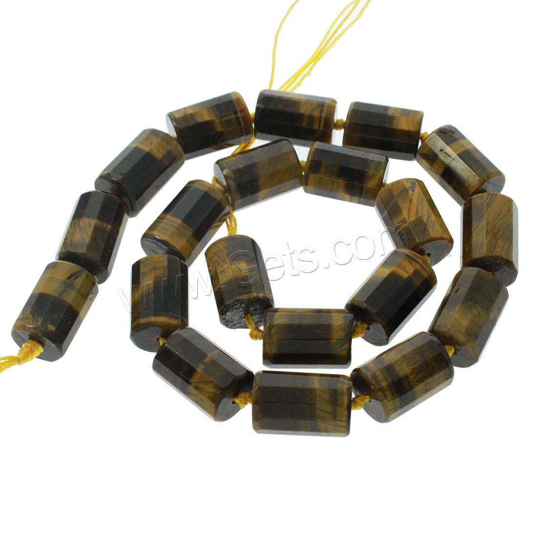 Mixed Gemstone Beads, Column, different materials for choice & faceted, 15x12mm, Hole:Approx 1mm, Length:Approx 16.1 Inch, Sold By Strand