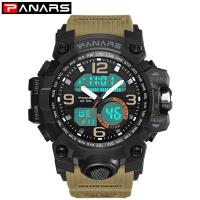 Colección de relojes PANARS®, acero inoxidable, con silicona & Plástico, chapado, 50M impermeable & unisexo & ajustable & LED, más colores para la opción, 56x17mm, 27mm, longitud:10 Inch, Vendido por UD