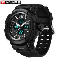 Colección de relojes PANARS®, acero inoxidable, con silicona & Plástico, chapado, 50M impermeable & multifuncional & unisexo & ajustable & LED, más colores para la opción, 59x18mm, 30.5mm, longitud:aproximado 10 Inch, Vendido por UD