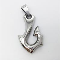 Rhinestone Stainless Steel Pendants, with rhinestone Approx 2-4mm 