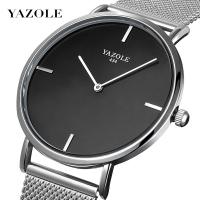 Yazole® Herren Schmuckuhr, Edelstahl, mit Glas, japanische Bewegung, plattiert, Lebenswasserbeständig & für den Menschen, keine, 41mm, Länge:ca. 9.6 ZollInch, verkauft von PC