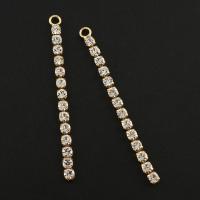 Cubic Zirconia Micro Pave Brass Pendant, gold color plated, micro pave cubic zirconia Approx 2.5mm 