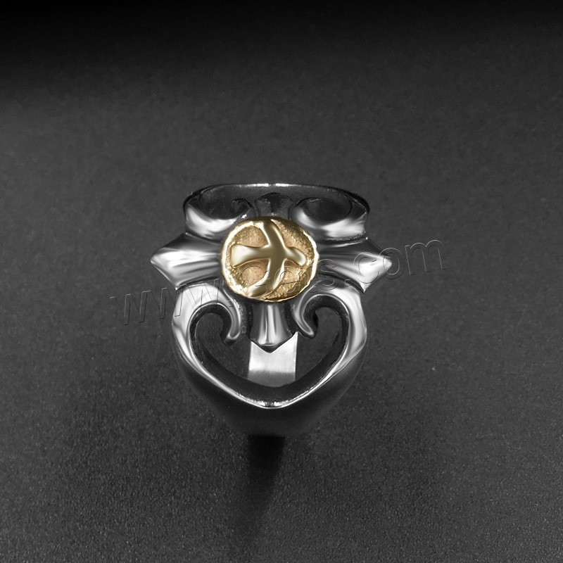 Titan Stahl Fingerring, Titanstahl, unisex & verschiedene Größen vorhanden & Schwärzen, verkauft von PC