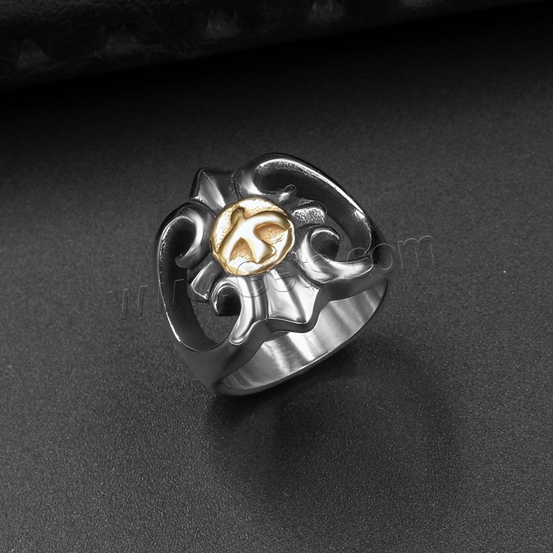 Titan Stahl Fingerring, Titanstahl, unisex & verschiedene Größen vorhanden & Schwärzen, verkauft von PC