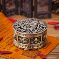 Zinc Alloy Incense Burner, plated 