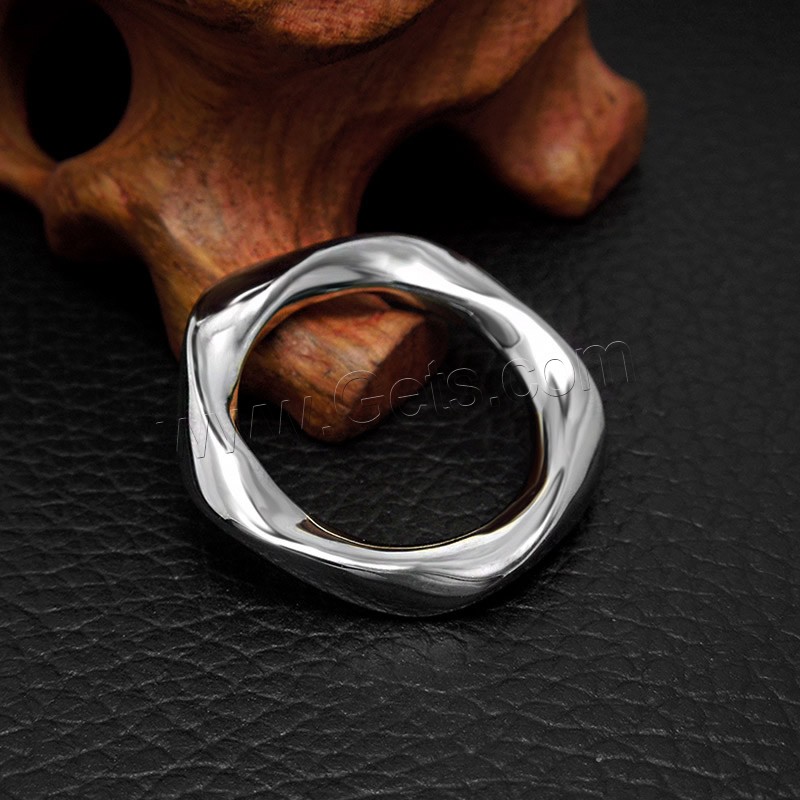 Titan Stahl Fingerring, Titanstahl, unisex & verschiedene Größen vorhanden, originale Farbe, verkauft von PC