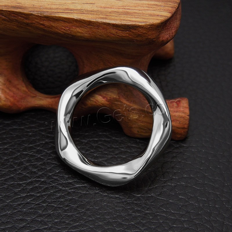 Titan Stahl Fingerring, Titanstahl, unisex & verschiedene Größen vorhanden, originale Farbe, verkauft von PC