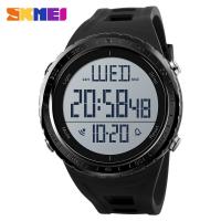 Montre à bijoux pour homme SKmei®, Caoutchouc PU, avec verre, mouvement chinoise, Placage, imperméable & lumineux, plus de couleurs à choisir Vendu par PC