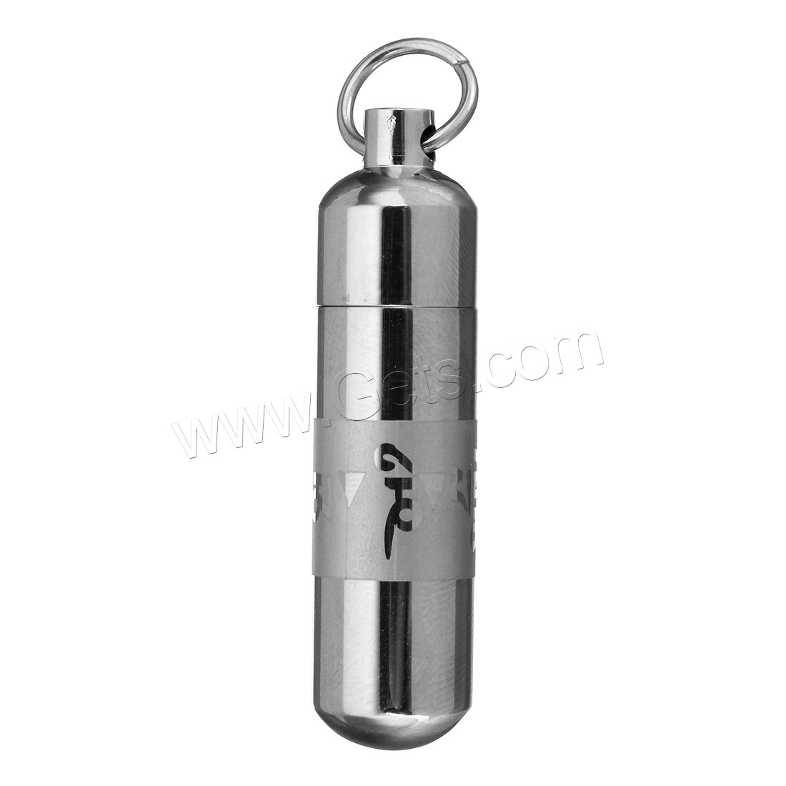 Stainless Steel Pendants, Column, different size for choice, original color, Hole:Approx 8mm, Sold By PC