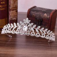 Bridal Tiaras, Zinc Alloy, plated, for woman & with rhinestone 