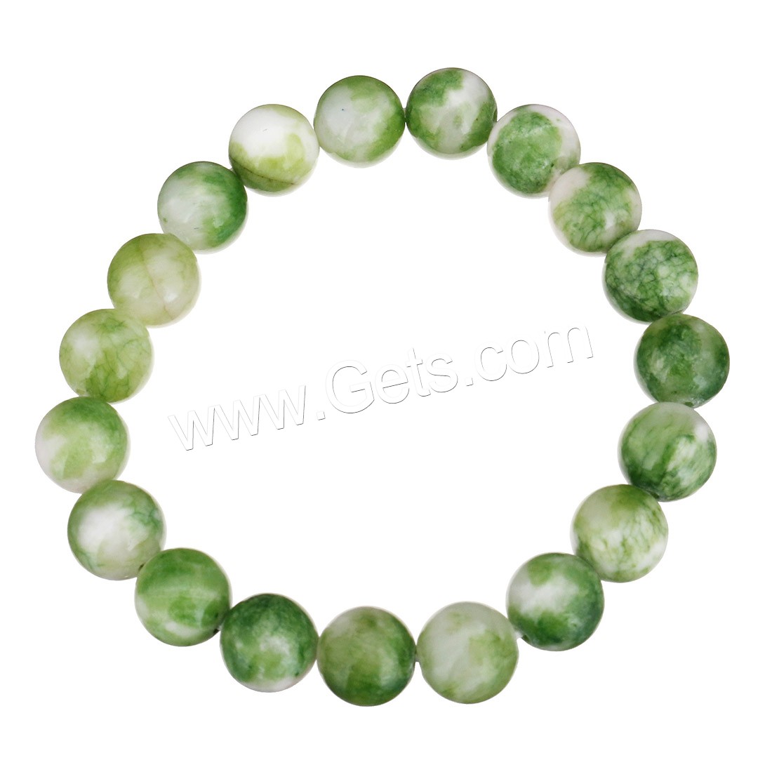 Persian Jade Bracelet, Round, different size for choice, more colors for choice, Length:Approx 8 Inch, Sold By Strand