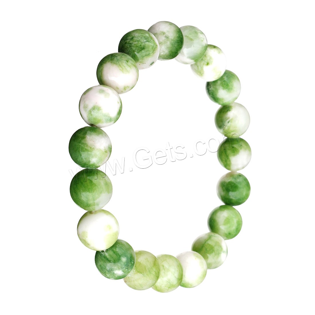 Persian Jade Bracelet, Round, different size for choice, more colors for choice, Length:Approx 8 Inch, Sold By Strand