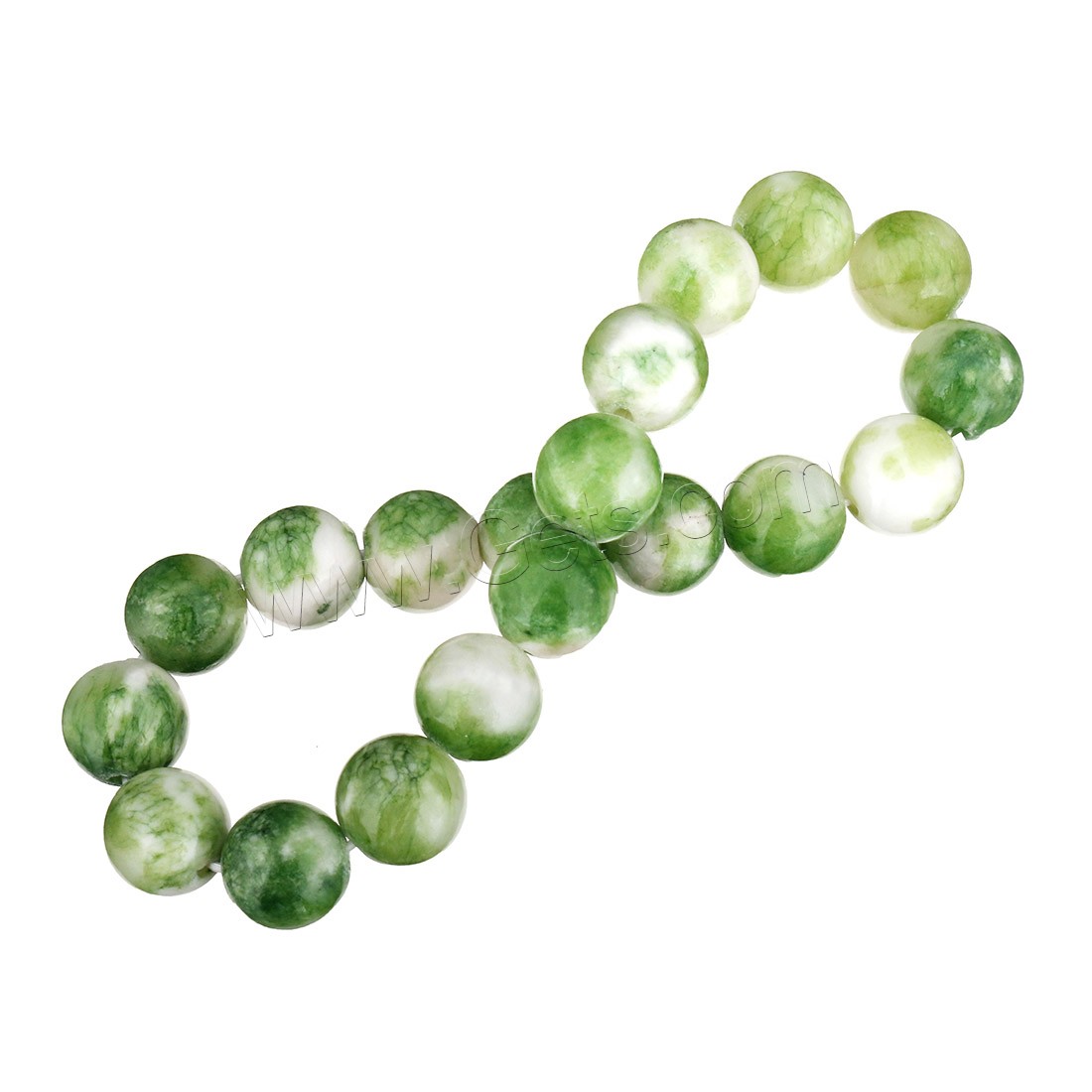 Persian Jade Bracelet, Round, different size for choice, more colors for choice, Length:Approx 8 Inch, Sold By Strand