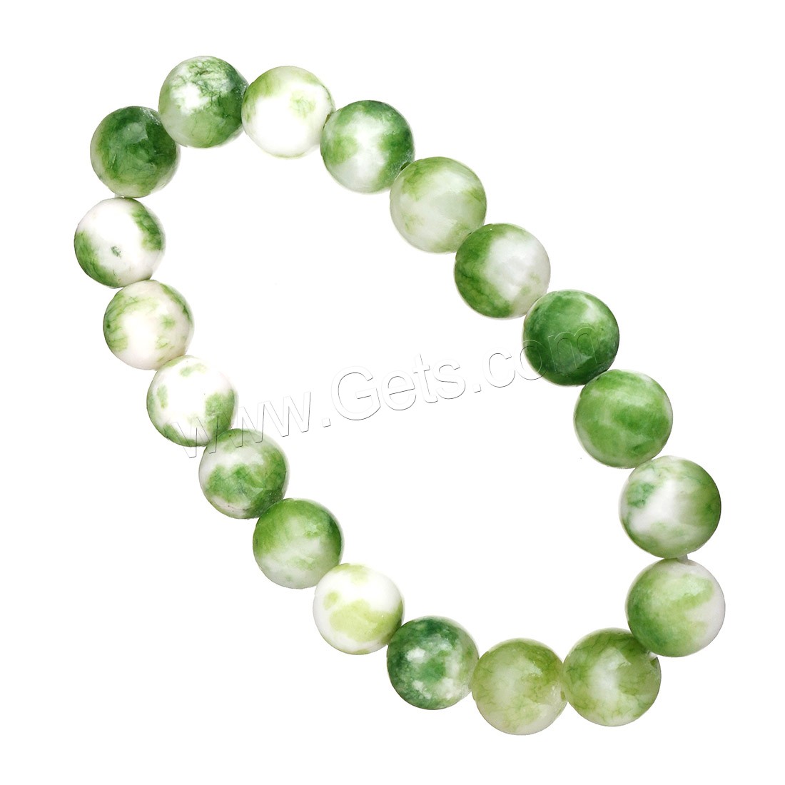 Persian Jade Bracelet, Round, different size for choice, more colors for choice, Length:Approx 8 Inch, Sold By Strand